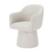 Rembrandt Anna Swivel Accent Chair - White Upholstery MY3286_1