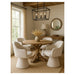 Rembrandt Anna Swivel Accent Chair - White Upholstery MY3286_3