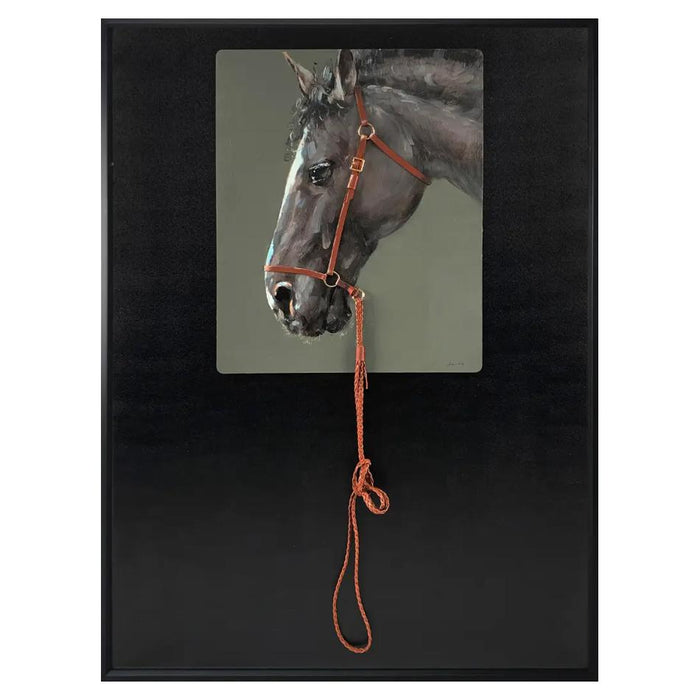 Rembrandt Brown Horse Canvas Art ZL6016 - Elegant Wall Decor_1