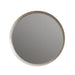 Rembrandt Cream Round Mirror with Minimal Frame TS7001_1