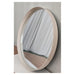 Rembrandt Cream Round Mirror with Minimal Frame TS7001_2