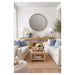 Rembrandt Cream Round Mirror with Minimal Frame TS7001_4