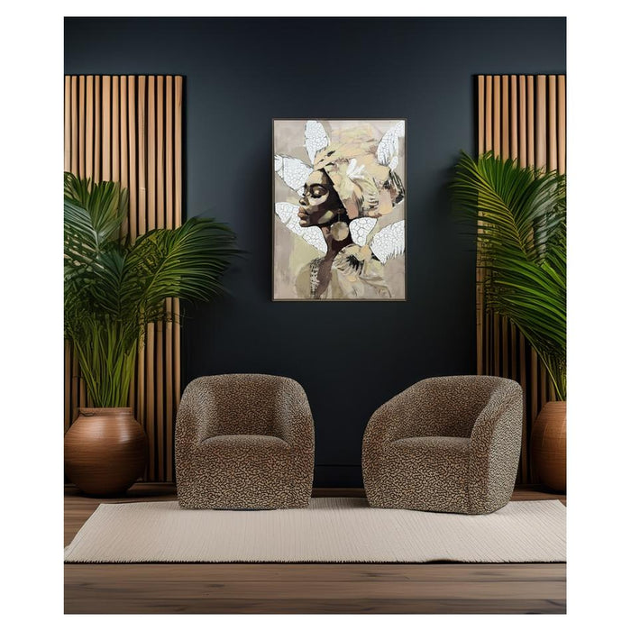 Rembrandt Crown Swivel Chair - BrownBlack, 360° Comfort_5