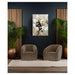Rembrandt Crown Swivel Chair - BrownBlack, 360° Comfort_5