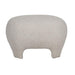 Rembrandt Elle Ottoman - Eggshell Plush Accent LA2034_2