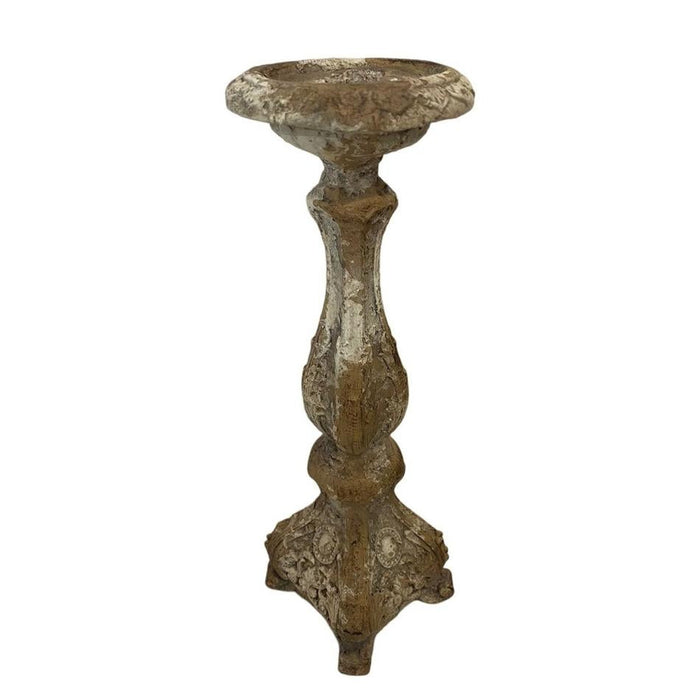 Rembrandt IndoorOutdoor Candle Holder Antique Marble QD5028_1
