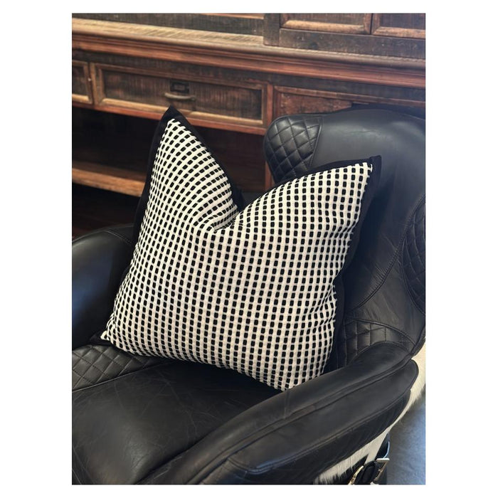 Rembrandt Jacquard Cushion Cover - Black & White CO4018_3