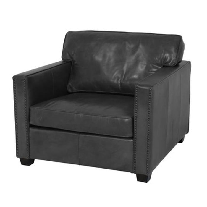 Rembrandt Madison Square Leather Armchair - Belon Black_1