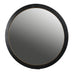 Rembrandt Round Mirror Black Oak & Gold 800mm EM8006_1