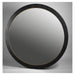 Rembrandt Round Mirror Black Oak & Gold 800mm EM8006_2