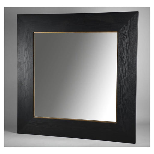 Rembrandt Square Mirror Black Oak & Gold Frame EM8005_2