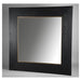Rembrandt Square Mirror Black Oak & Gold Frame EM8005_2