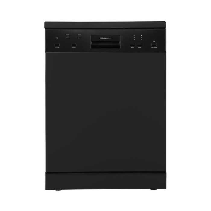 Robinhood 60cm Freestanding Dishwasher Black DWG12P6FBK_1