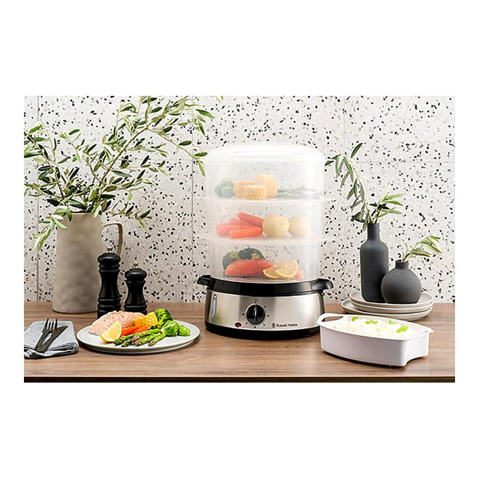 Russell Hobbs Cook@Home Food Steamer - Stainless Steel RHSTM3_2