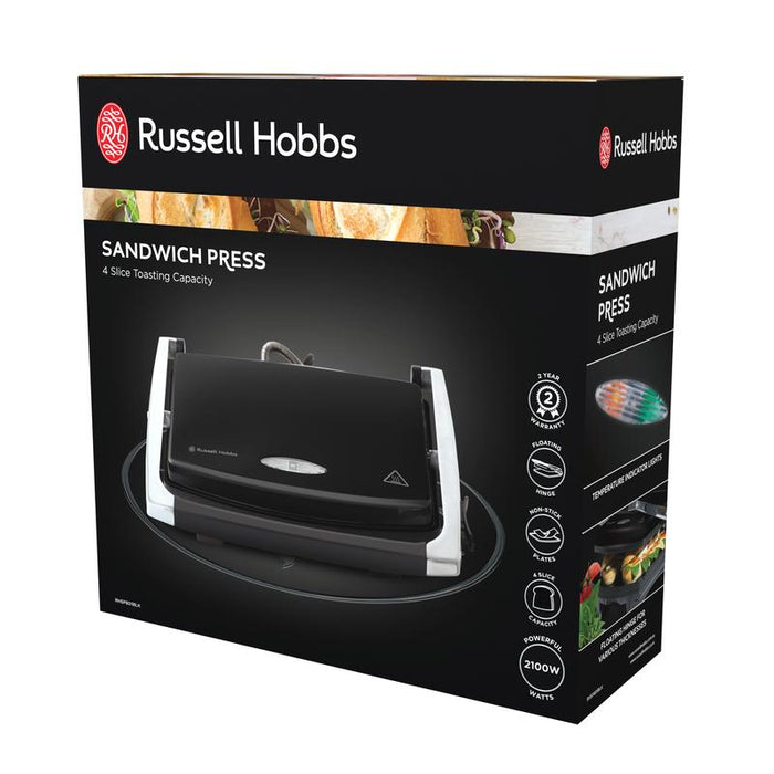 Russell Hobbs Sandwich Press - Black RHSP801BLK_9