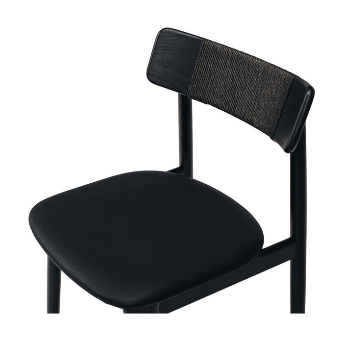 Kontur and Niles Six Seat Dining Suite Black oak