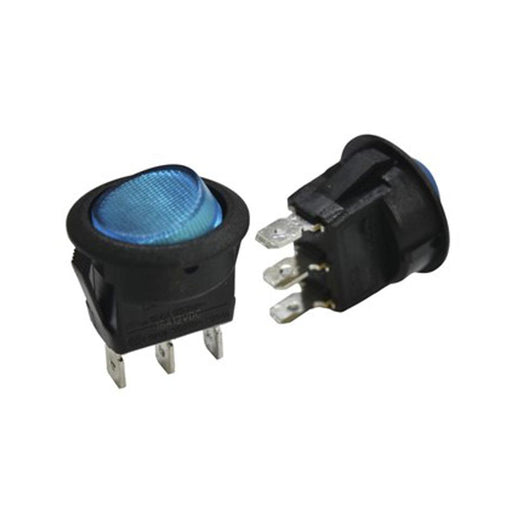 Electus Rocker Switch Illuminated Blue 12V SK0908_1