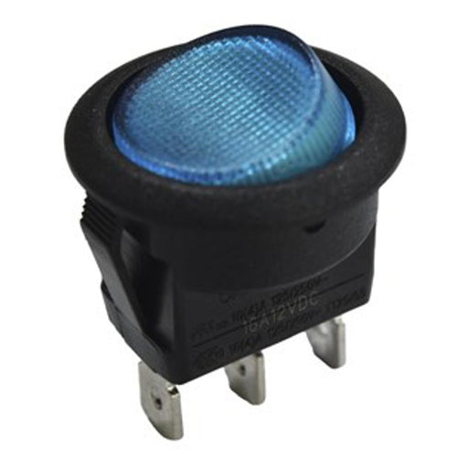 Electus Rocker Switch Illuminated Blue 12V SK0908_2