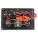 6 Way Illuminated Switch Panel With Usb, 12V And 2 X Battery Plugs_2