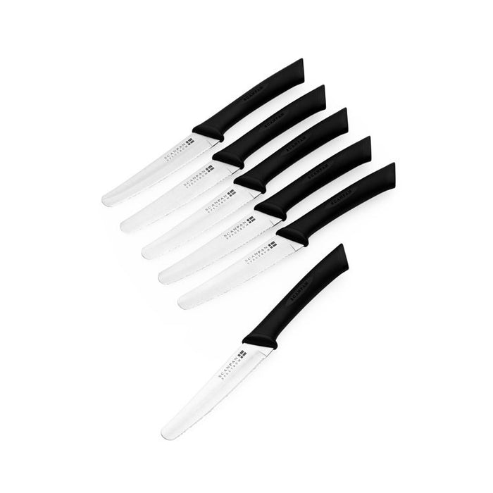 Scanpan 6pce Steak knife Set - Black