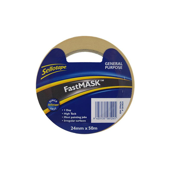 Sellotape 5810 FastMask 24mmx50m 1996636_1