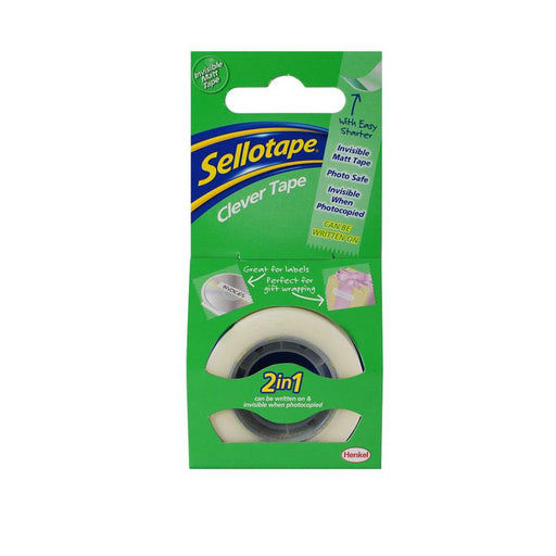 Sellotape Clever Tape Boxed 18mmx25m 1569070_1