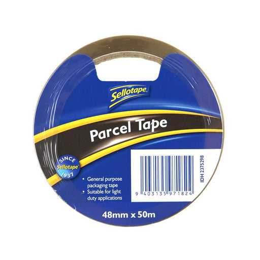 Sellotape Parcel Tape Brown 48mmx50m 2375298_1
