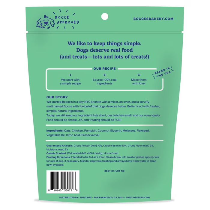 Snowman Snacks Chicken & Pumpkin | Bocce's Bakery 4