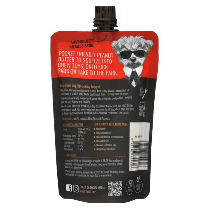 Squeezy Peanut Butter Original | Mutt Butter 2