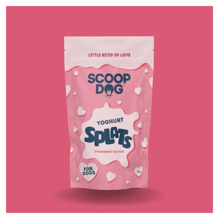 Strawberry Yoghurt Splats Dog Treats | Scoop Dog 2