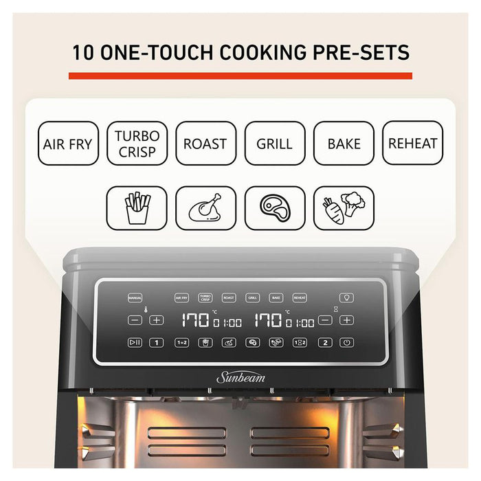 Sunbeam Multi Zone Air Fryer Oven AFP6000BK_4