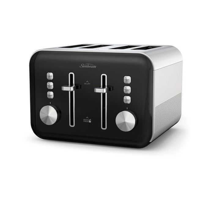 Sunbeam Simply Shine 4 Slice Toaster Black TAP4004BK_1