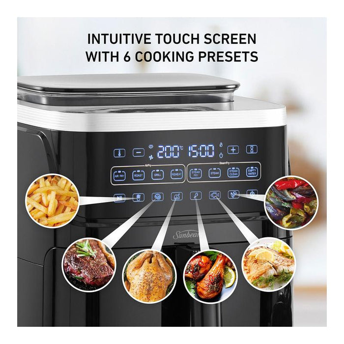 Sunbeam SteamFry Air Fryer + Steam AFP4600BK_4