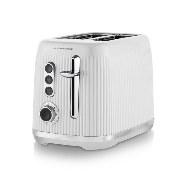 Sunbeam Brightside 2 Slice Toaster White TAP1002WH