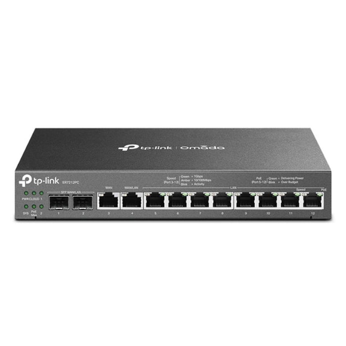 Tp-Link Er7212Pc Sdn Router With Vpn 8 Port Poe TP6143
