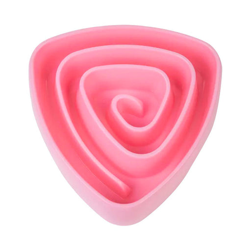 PetBrands Triangle Spiral Slow Feeder Dog Bowl 5