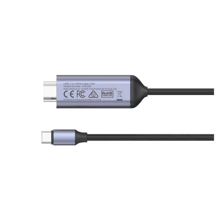 Unitek 1.8M Usb-C To Hdmi Cable V1423B