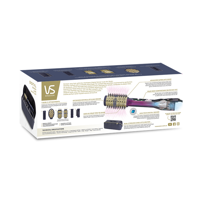 VS Sassoon Digital Sensor Luxe Air Styler VSHA501A
