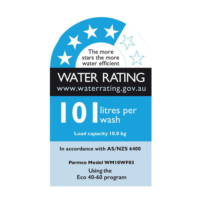 Parmco 10kg Front Load Washing Machine WM10WF03, White_6
