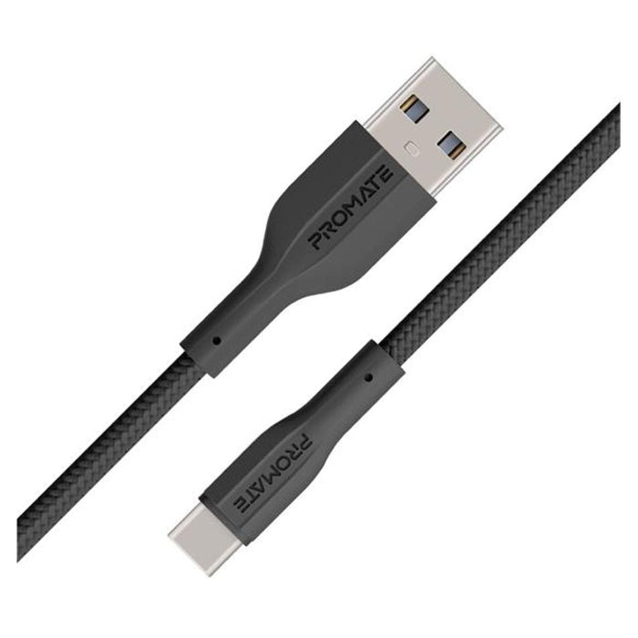 Promate 1M Usb-A To Usb-C Super Flexible Cable XCORD-AC.BLK