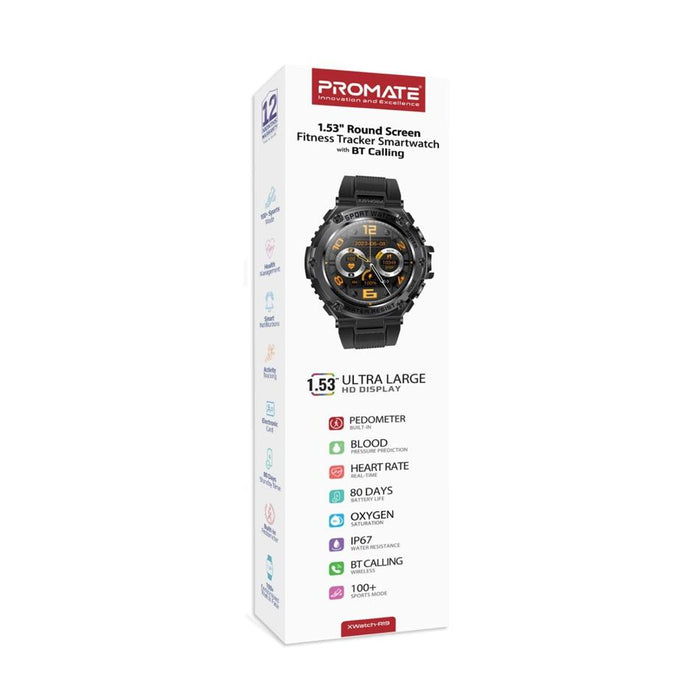 Promate Ip67 Sport Watch XWATCH-R19.BLK