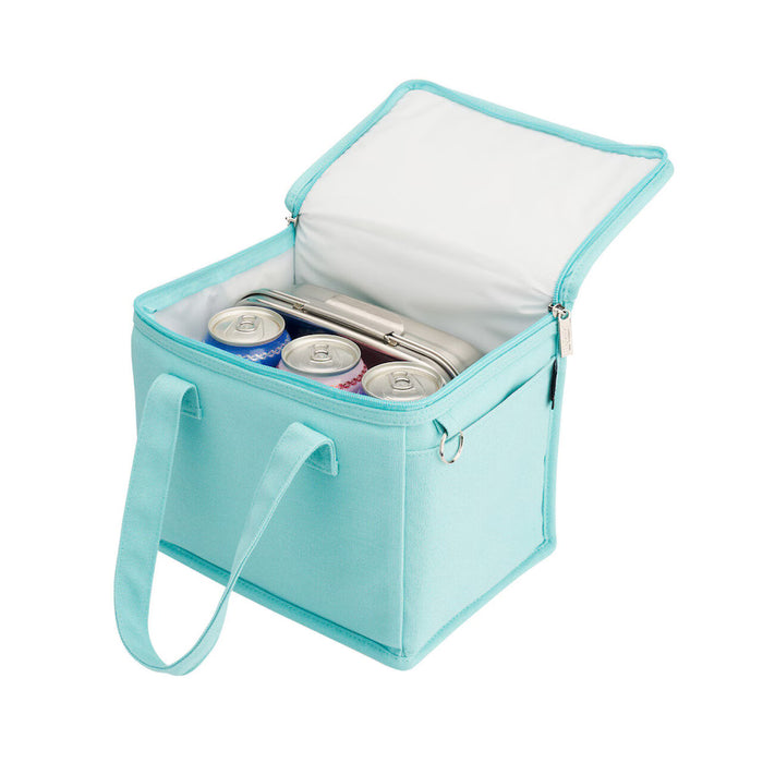 Avanti Canvas Lunch Bag - Sea Blue, 25cm x 17cm x 19cm