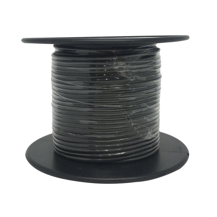 Black Light Duty Hook-up Wire - 25m - Folders