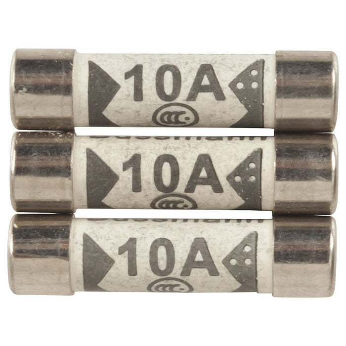 Ceramic Fuse 6 x 25mm 10A Fast Blow - Folders