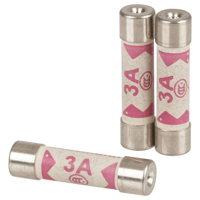 Ceramic Fuse 6 x 25mm 3A Fast Blow - Folders