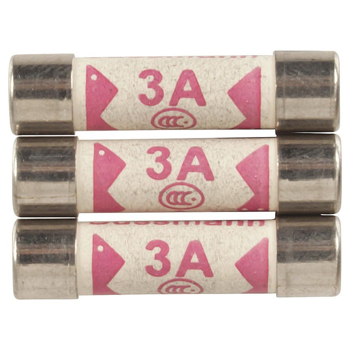 Ceramic Fuse 6 x 25mm 3A Fast Blow - Folders