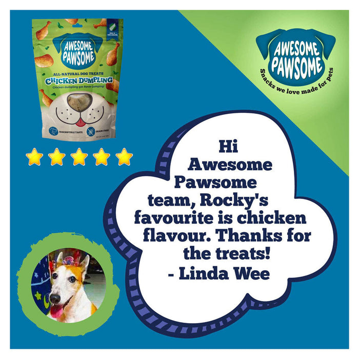 Awesome Pawsome Chicken Dumpling Dog Treats 8