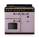 Falcon NGC Classic Deluxe 100cm Dual Fuel Range Cooker — Heather / Antique Brass
