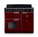 Falcon NGC Classic Deluxe 100cm Induction Range Cooker — Bordeaux / Chrome