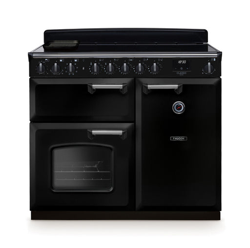 Falcon NGC Classic Deluxe 100cm Induction Range Cooker — Gloss Black / Chrome